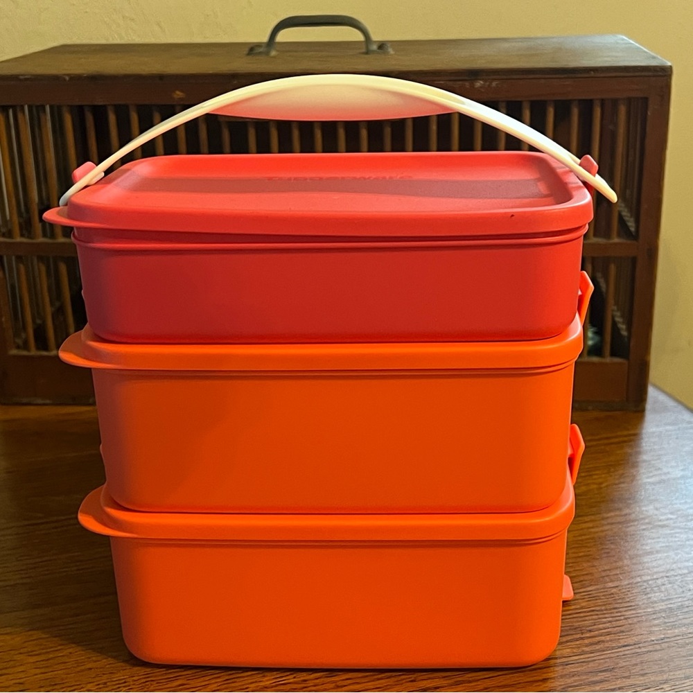 Tupperware Pack N Carry 12 piece lunch set.